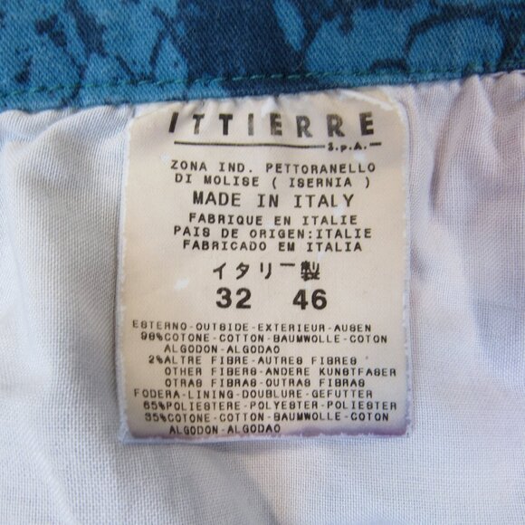 Versace Vintage Couture Women's Size 32 Floral Snake Skin Print Pants - Picture 6 of 13